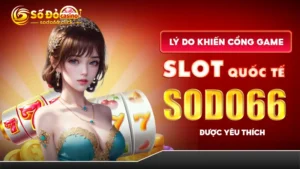 Lý do khiến cổng game slot quốc tế SODO66 được yêu thích